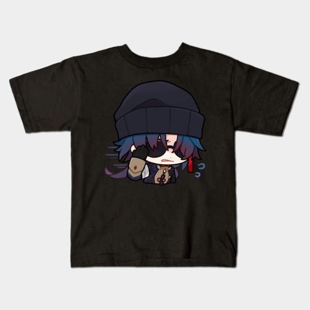 Honkai Star Rail Chibi Blade 4 Kids T-Shirt by HoyoStan